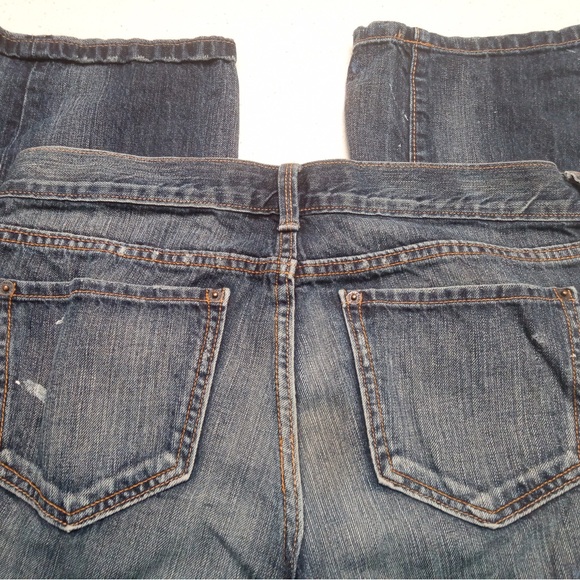 Old Navy Jeans Distressed Stonewash Stylish Paint Splatter Denim Size 8 - Picture 6 of 15